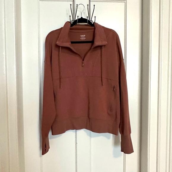 Old Navy GUC Size 2X Dynamic Fleece Half Zip Pullover Top - Picture 2 of 7